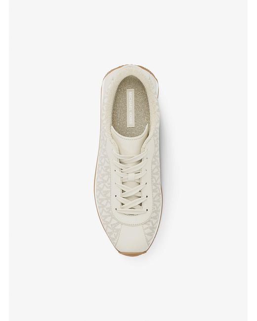 MICHAEL Michael Kors White Rhodes Signature Logo Trainer