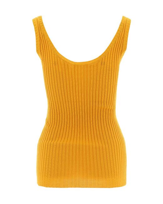 Chloé Yellow Rib Vest