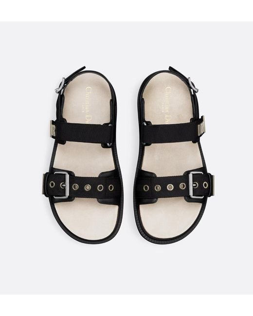 Dior Black Christian Act Sandals