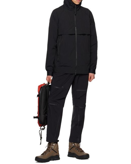 Canada Goose Black Faber Windproof Hooded Jacket for men