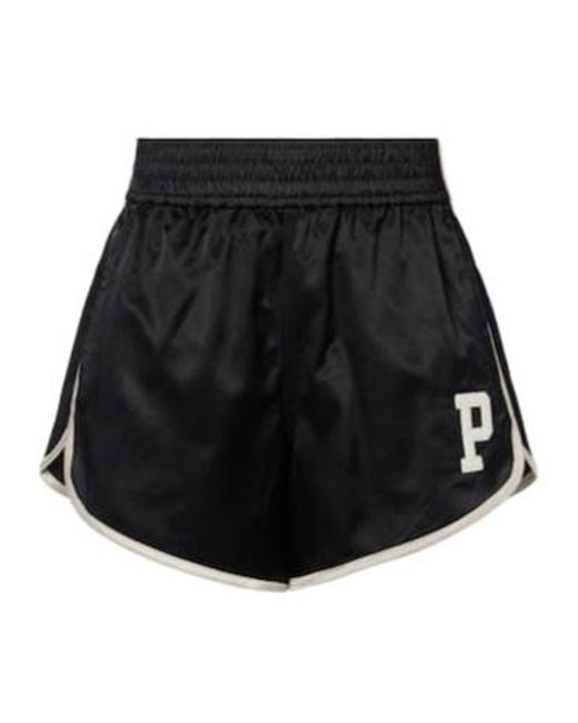 Polo Ralph Lauren Black Rally Cotton-Blend Satin Shorts