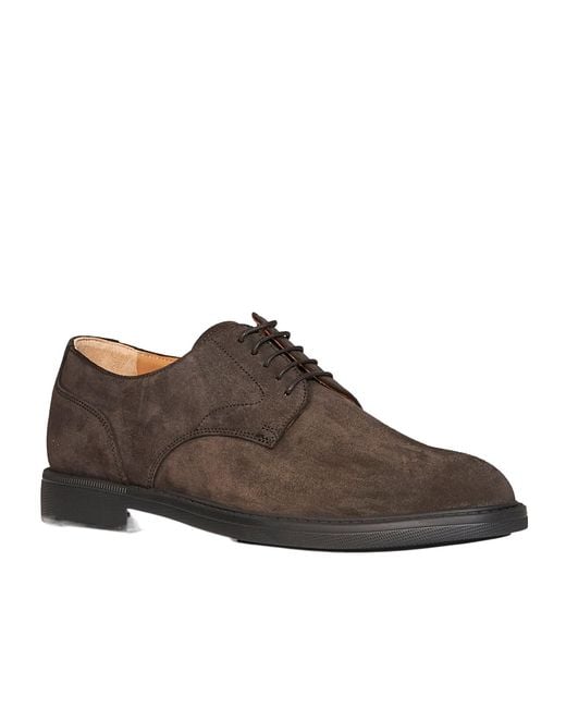 Church's Brown Almond-Toe Casual Shoes for men