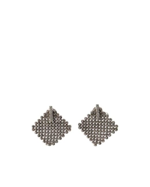 Brunello Cucinelli Metallic Sterling Earrings