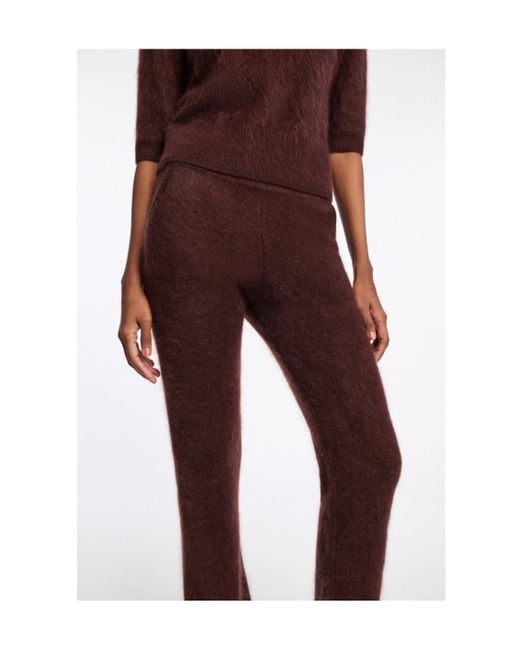 Dorothee Schumacher Brown Fluffy Statement Pants