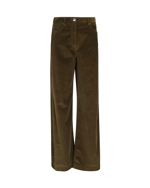 Pinko Green Wendy Wide Leg Trousers