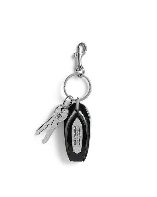 Balenciaga White Automobili Lamborghini Car Key Charm for men