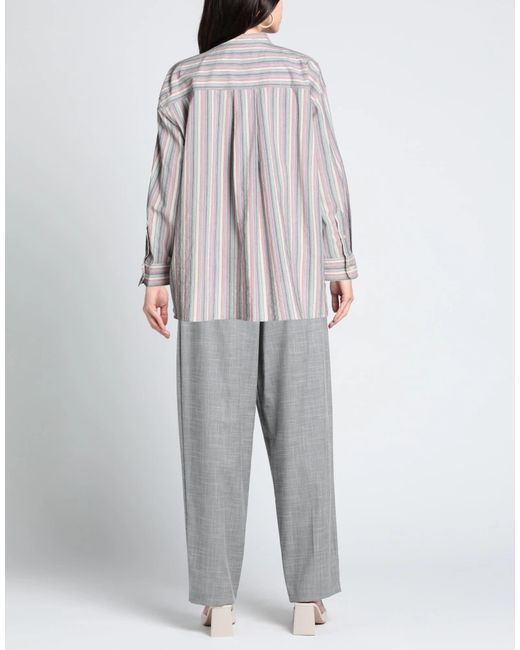 Isabel Marant Gray Loose Striped Shirt