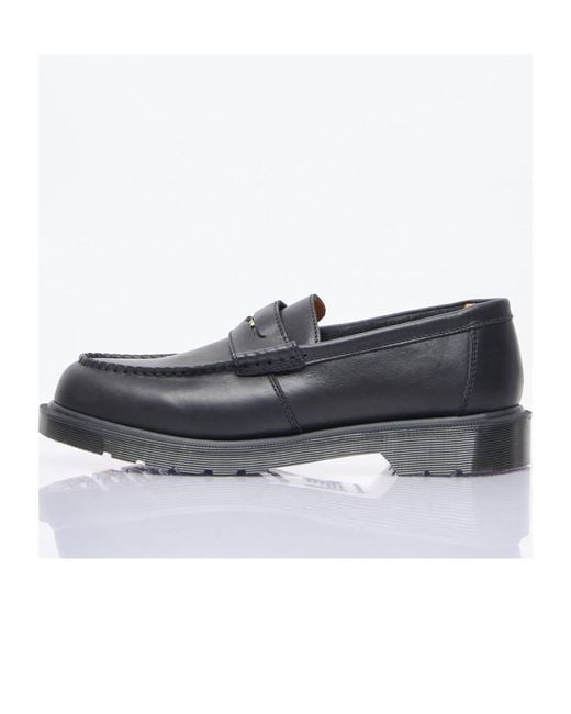 Dr. Martens Blue Round Head Loafer Shoes for men