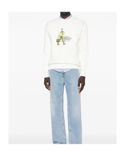 Drole de Monsieur White Drôle De Monsieur L'Homme Au Tableau Sweatshirt for men