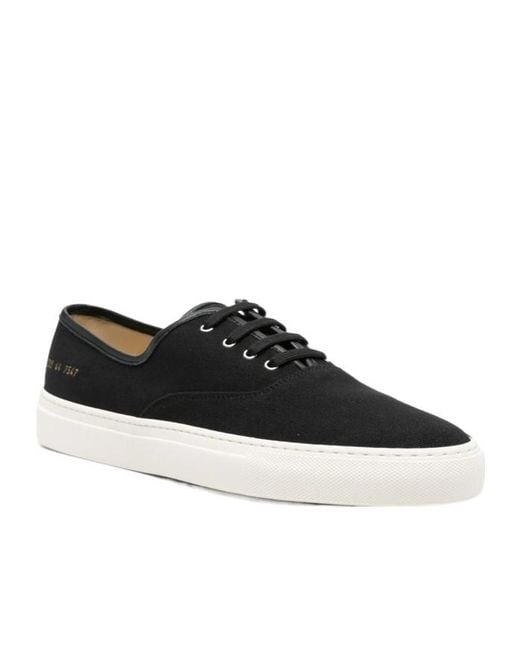Common Projects Black Round-Toe Sneakers for men