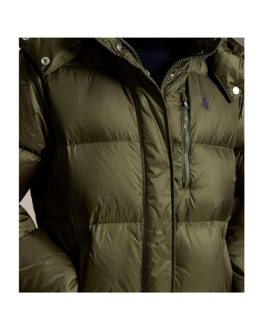 Polo Ralph Lauren Green Short Puffer Jacket