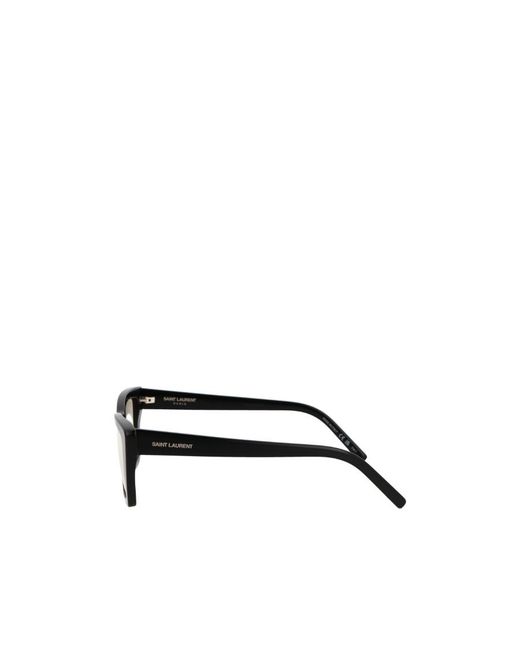 Saint Laurent White Eyewear Cat-Eye Frame Glasses