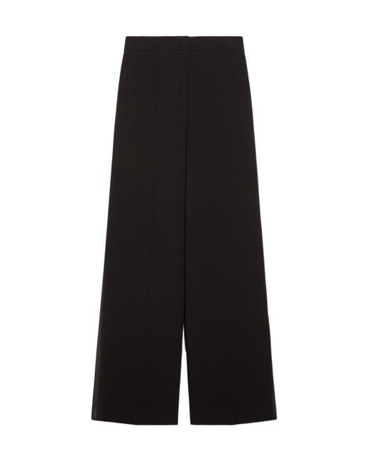 Max Mara Black Pianoforte Leccio Straight Leg Trousers