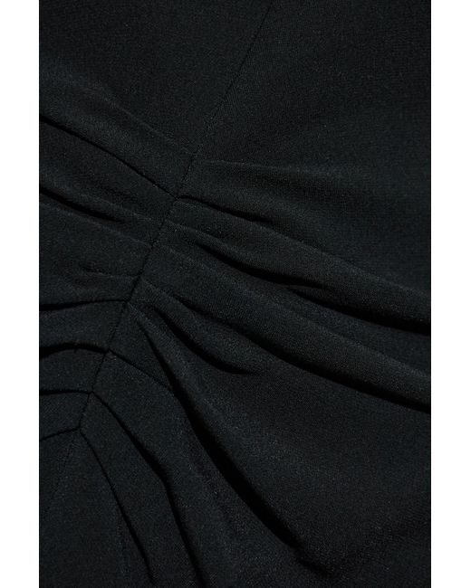 Victoria Beckham Black Gathered Dress