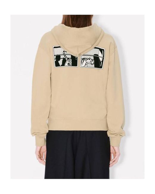 KENZO Natural City' Zip-Up Hoodie