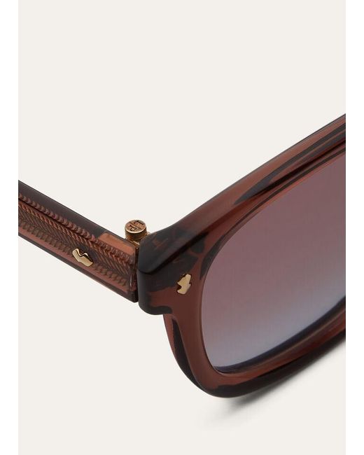 Loro Piana Purple Spagna Sunglasses for men