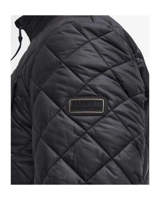 Barbour Blue Ariel Box Quilted Jacket for men