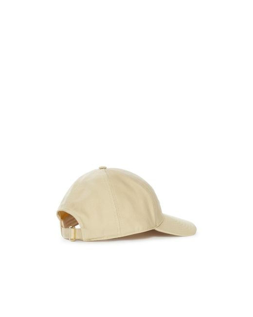 Céline White Triomphe Baseball Cap