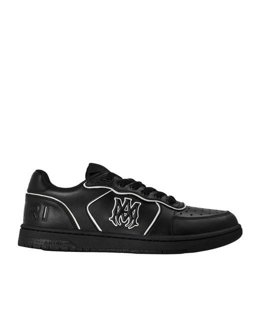 Amiri Black Low-Top Leather Skate Sneaker for men