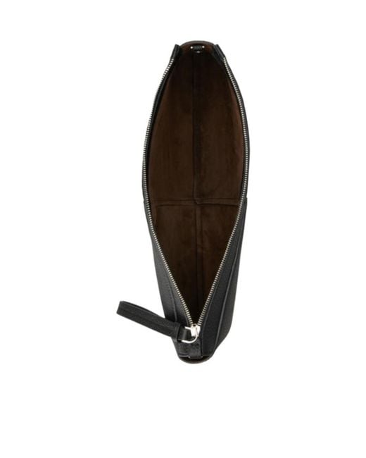 Tod's Black Medium Document Holder Clutch Bag for men
