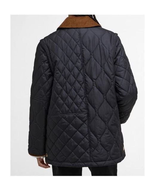 Barbour Blue Lorrie Quilted Jacket