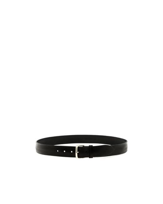 Orciani White Geometric Buckle Belt for men