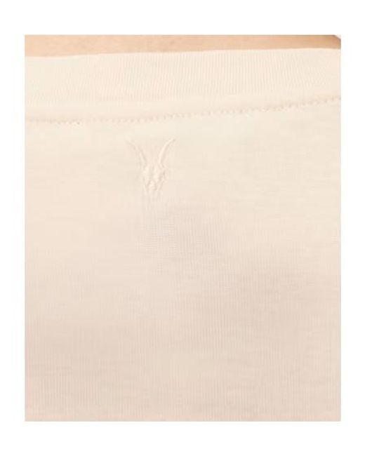 AllSaints Natural Sonny Ruched Top