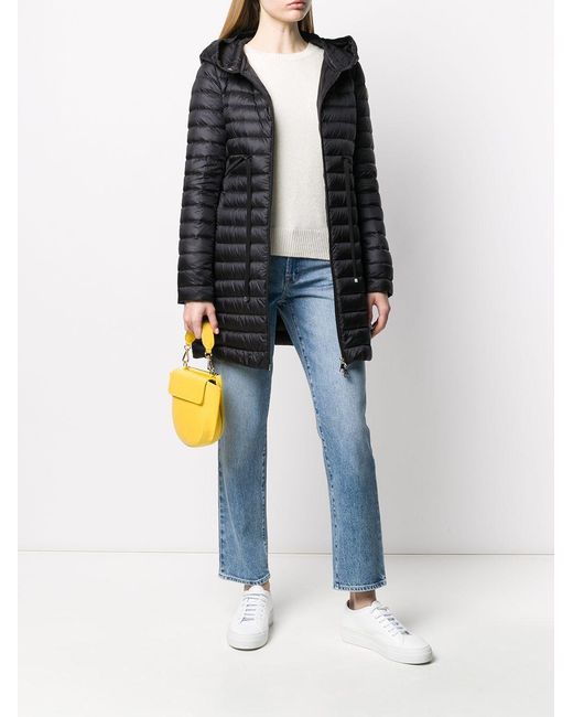 Moncler Black Hooded Down Jacket