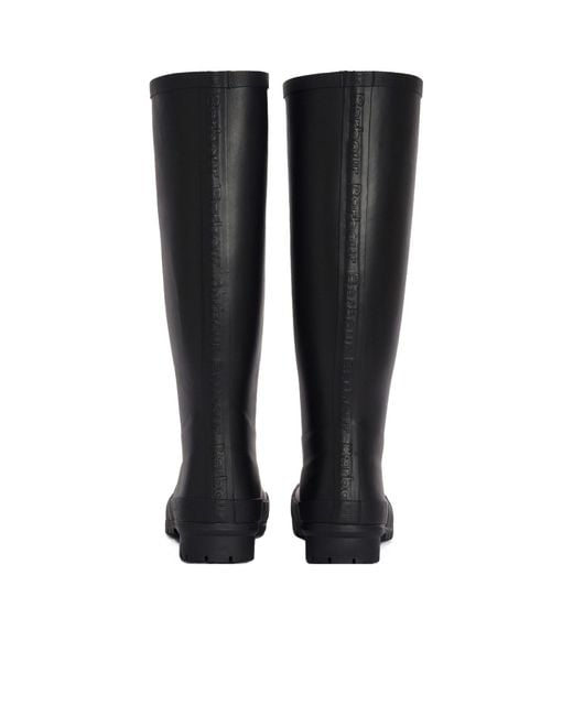 Barbour Black Abbey Wellington Boots
