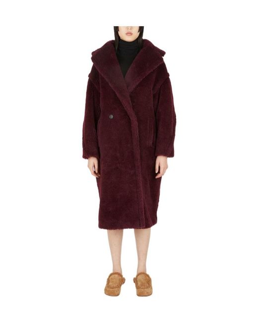 Max Mara Red Tedgirl Long Coat