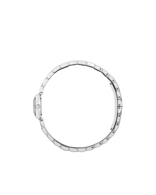 Gucci White G-Frame Watch, 14X18Mm