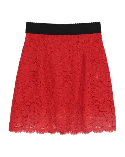 Dolce & Gabbana Red Mini Skirts
