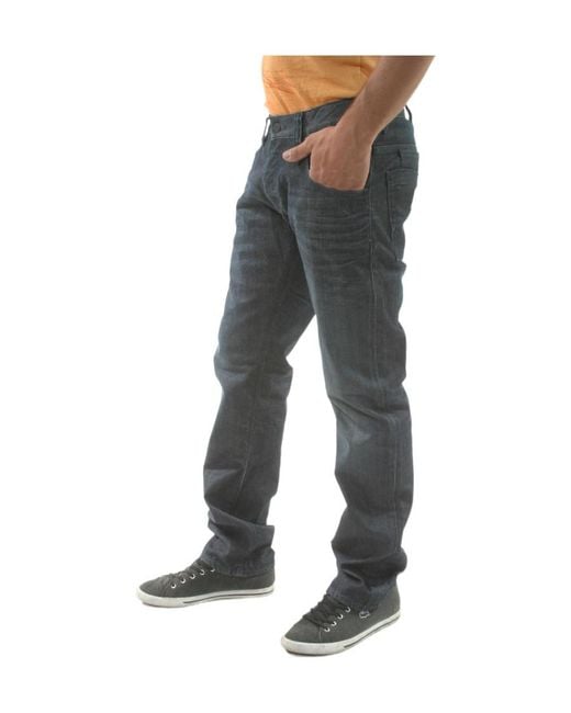 Armani Jeans Black Logo Jeans for men