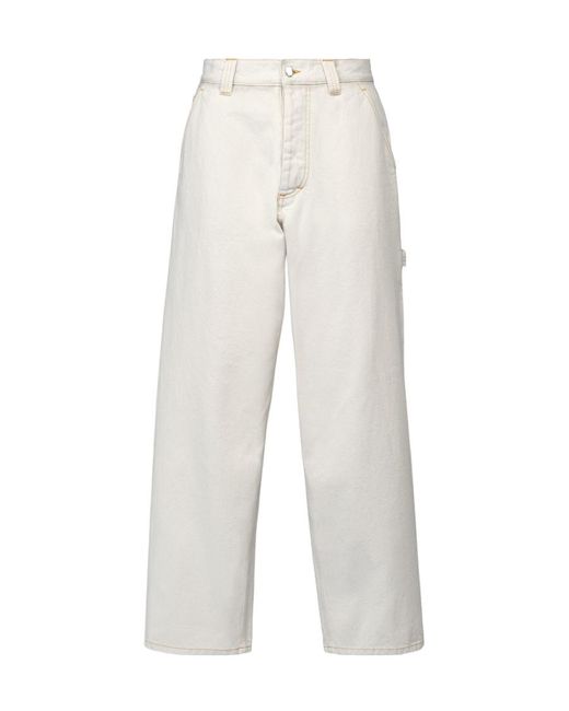 Maison Margiela White Wide-Leg Jeans