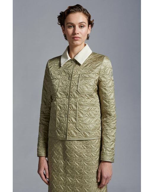 Moncler Green Varede Quilted Jacket