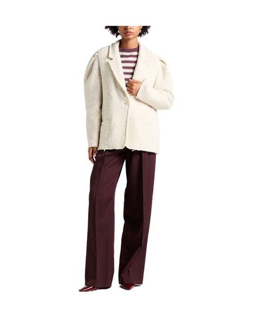 Isabel Marant Natural Single Breasted Blazers