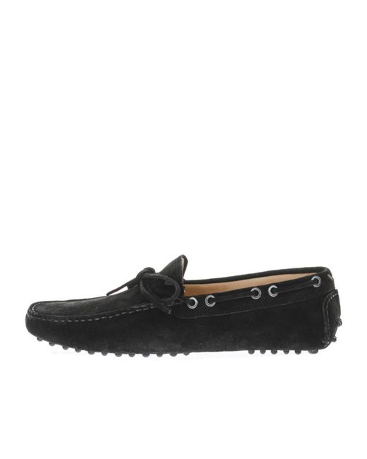 Emporio Armani Black Slip-On Casual Shoes for men