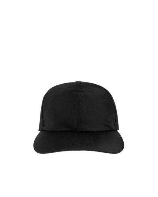 Rick Owens Black Classic Baseball Hat for men