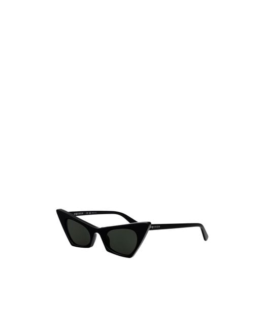 McQueen White Eyewear Cat-Eye Frame Sunglasses