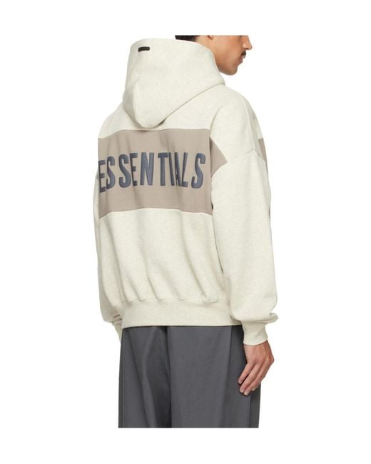 Fear Of God Gray Hoodie for men