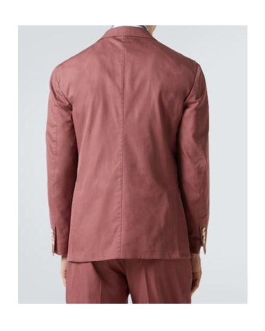 Dunhill Red Cavendish Cotton Blazer for men