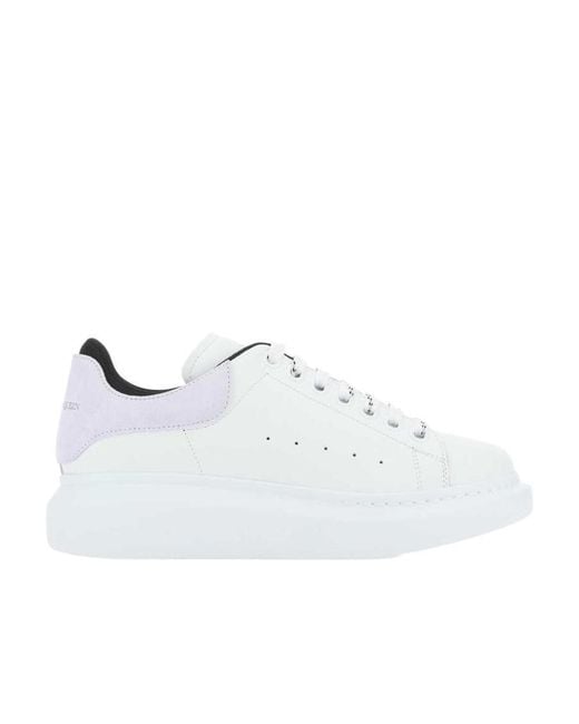 McQueen White Oversized Low-Top Sneakers