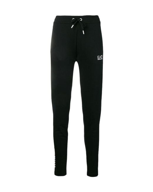 EA7 Black Logo Sweatpants