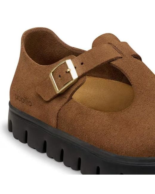 Birkenstock Brown Paris Chunky Mary Jane Sandals