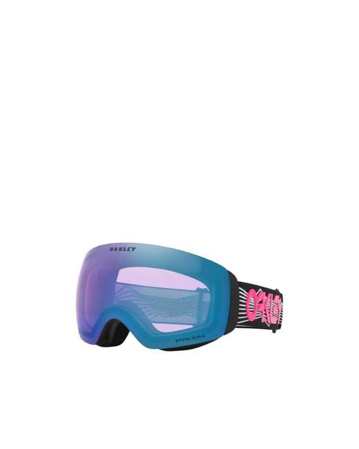 Oakley Blue Flight Deck M Snow Goggles for men