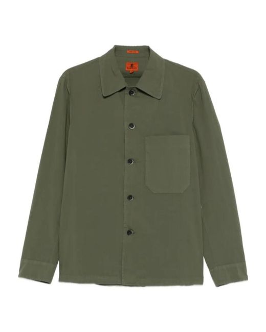Barena Green Button Pocket Shirt for men