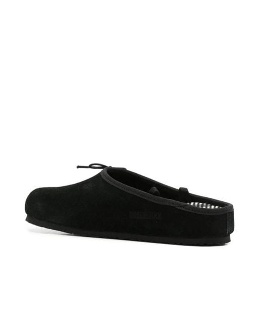 Repetto Black X Birkenstock Round-Toe Mules