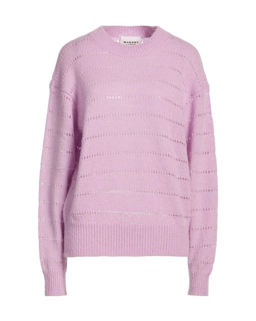 Isabel Marant Pink Simple Solid-Color Knitted Sweate