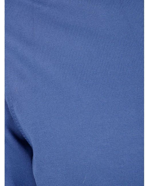 Nuur Blue Cotton T-Shirt for men