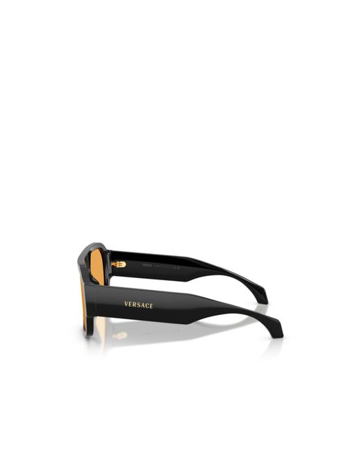Versace Metallic Full-Frame Sunglasses for men